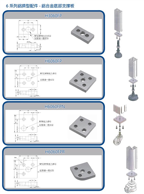 Bottom support plate