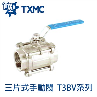 S.S Manual 3-PC Ball Valve