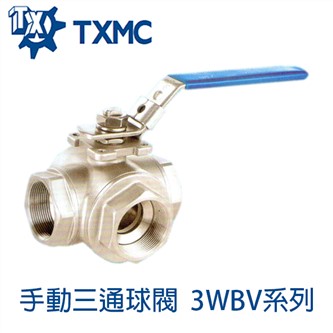 S.S Manual 3 Way Thread Ball Valve
